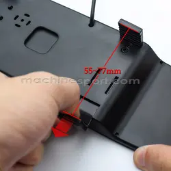 سنسور پارک و دوربین دنده عقب به همراه مانیتور آینه ای 4.3 اینچ