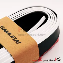 لیپ زیر سپر مدل سامورایی مشکی با لبه سفید