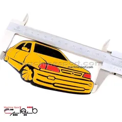 استیکر ماشین پراید قرمز