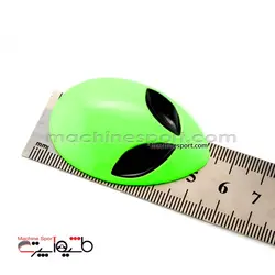 آرم آدم فضایی رنگ سبز فسفری