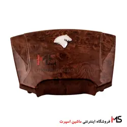 قاب روی فرمان طرح چوب سمند