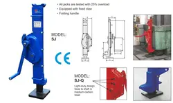 جک دنده ای  1/5 تن طرح چک