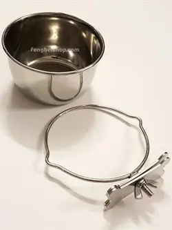 ظرف غذای استیل پرندگان و طوطی سانان