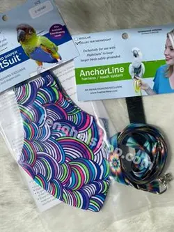 ست جلیقه پرواز امریکایی طوطی طرح unicorn dreams