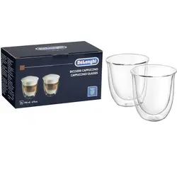 فنجان دوجداره 2 عددی دلونگی مدل کاپوچینو