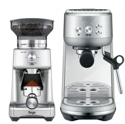 اسپرسوساز دلونگی مدل Bambino به همراه آسیاب قهوه The Dose Control Pro