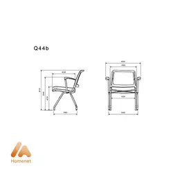 صندلی چهارپایه مدل Q44b برند لیو