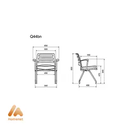 صندلی چهارپایه مدل Q46bn برند لیو