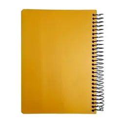 دفترچه یادداشت ۱/۸ پربرگ فنر بغل جلد رنگی