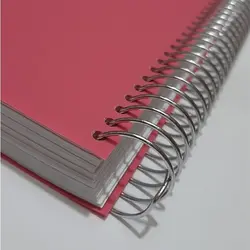 دفترچه یادداشت ۱/۸ پربرگ فنر بغل جلد رنگی