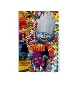 دفتر نقاشی فیلی 20 برگ فنری جلد گلاسه