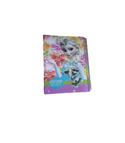 دفتر 100 برگ خط دار تک سیم جلدسخت