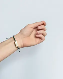 دستبند کیوب و بافت رنگی