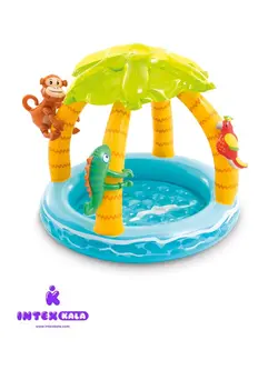 استخر بادی کودک طرح برگ سایبان دار اینتکس مدل 58417