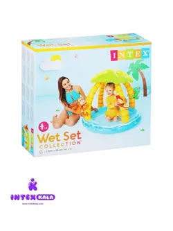 استخر بادی کودک طرح برگ سایبان دار اینتکس مدل 58417