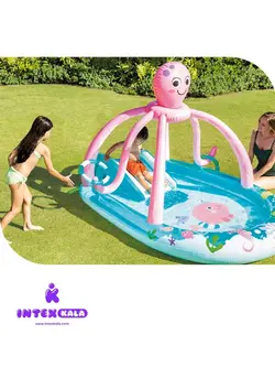 پارک ابی و استخر سرسره دار اختاپوس اینتکس مدل 56138