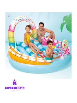 پارک ابی و استخر بادی سرسره دار کندی اینتکس مدل 57144