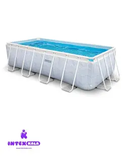 استخر فریمی پیش ساخته 4x2x1 عمیق طرح جدید اینتکس 26780
