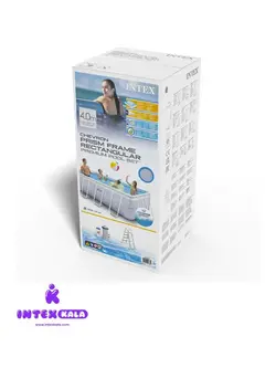 استخر فریمی پیش ساخته 4x2x1 عمیق طرح جدید اینتکس 26780