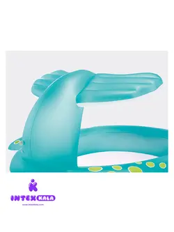 استخر بادی کودک نهنگ آبی فواره‌دار اینتکس مدل 57440