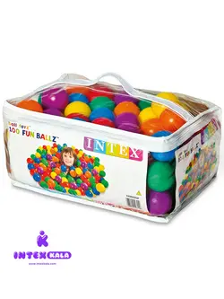 توپ استخر اینتکس بسته ۱۰۰ عددی مدل 49602