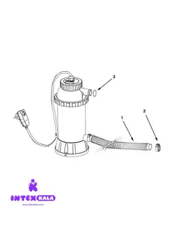 گرم کن آب استخر اینتکس مدل 28684