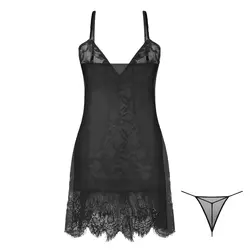 لباس خواب زنانه مدل تور کش جلو گیپور