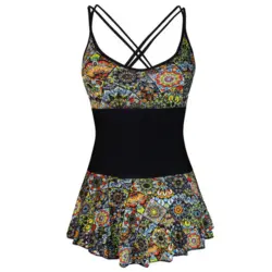 مایو زنانه ماییلدا مدل دامن دار کد 3794-ORG