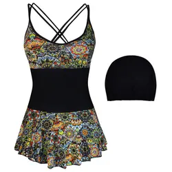 مایو زنانه ماییلدا مدل دامن دار کد 3794-ORG