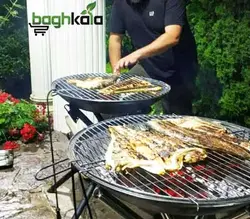 باربیکیو و آتشدان ذغالی پارمیس کد 412 parmis (درب قرمز)