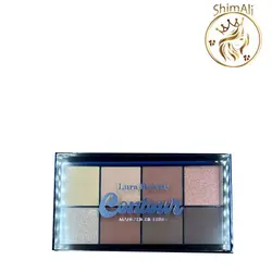 پالت کانتور و هایلایت 8رنگ لورا بیوتی شماره2 | Lura Beauty Contour
