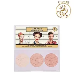پالت هایلایتر سه عددی سری A گابرینی ا Gabrini Highlighter A