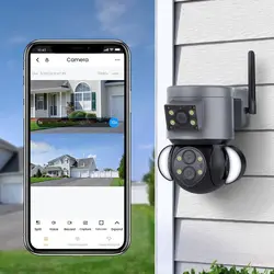 دوربین مینی اسپید دام سه لنزه 10X زوم Ucam M20 نرم افزار IP360 HOME