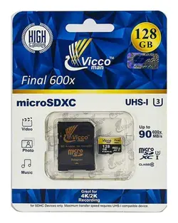 کارت حافظه 128 گیگ ویکو من Final 600x Class 10 U3 - فروشگاه اینترنتی مالکد