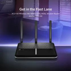 مودم روتر VDSL/ADSL بی سیم AC2100 تی پی لینک مدل Archer VR2100 - فروشگاه اینترنتی مالکد