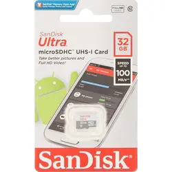 کارت حافظه 32 گیگ سن دیسک UHS-I microSDHC - فروشگاه اینترنتی مالکد