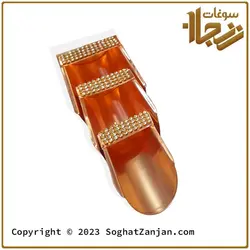 هفت سین با سرتاس مسی نگین دار ساخت اصفهان