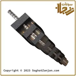 هفت سین با سرتاس مسی نگین دار ساخت اصفهان