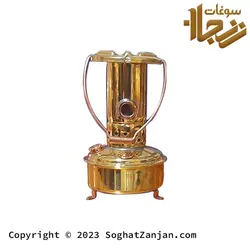 چراغ مسی تزیینی کوچک ، طرح قدیم زنجان