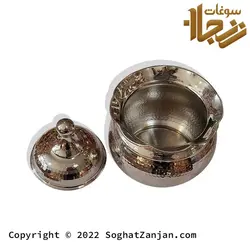 سرویس شکلات خوری ،قندان و آجیل خوری مسی بدون پایه ساخت زنجان