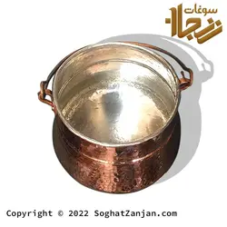 دیزی خوری مسی چکشی (چهار نفره) دست ساز اصل زنجان