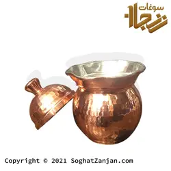 سرویس پاسماوری مسی با استند فلزی (جا ادویه ای مسی) ساخت زنجان