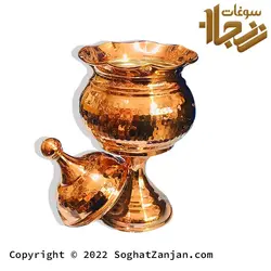 سرویس چای خوری مسی چکشی ساخت زنجان