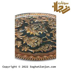تابلو مسی قلمزنی برجسته (طرح گل) ساخت زنجان