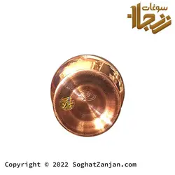 گلدان مسی ساده پایه دار نانو شده در سه سایز تولید زنجان