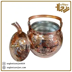 قوری مسی کوچک طرح توپی تولید زنجان