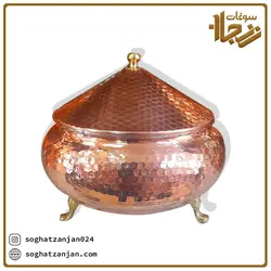 قندان مسی سه پایه اصل زنجان