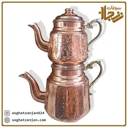 ست کتری و قوری مسی اصل زنجان