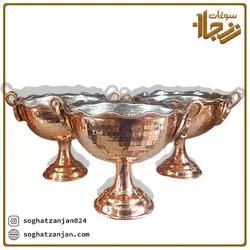 آجیل خوری مسی پایه دار زنجان