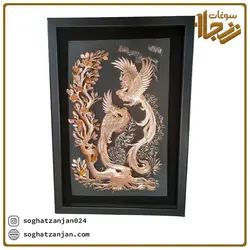 تابلو معرق مسی طرح دوستی تولید زنجان